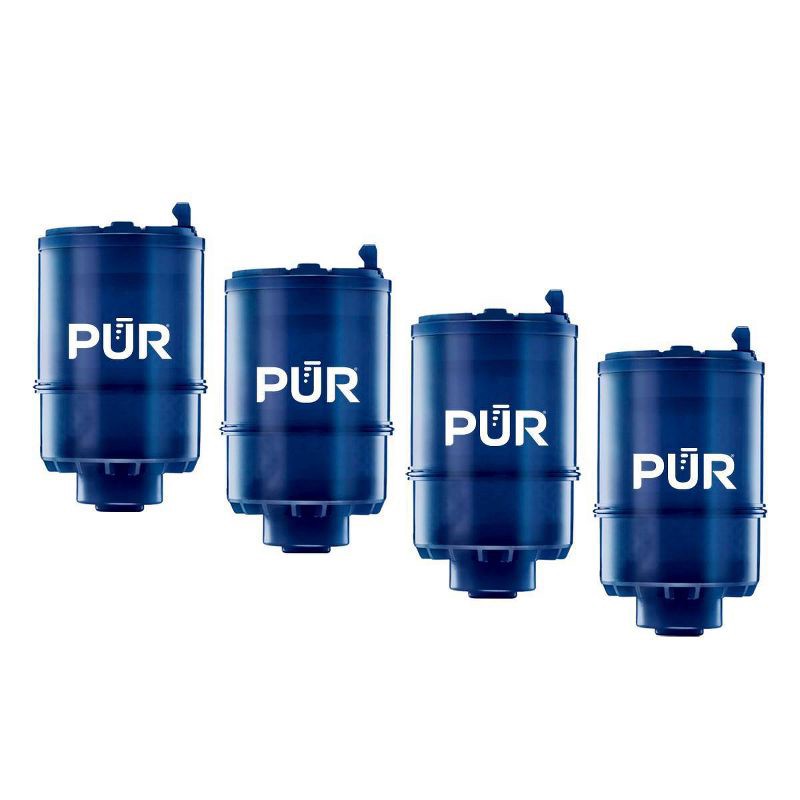 slide 2 of 8, PUR MineralClear Replacement Faucet Filter 4pk: PUR Filtration, Reduces Odors, Filters Pesticides, Mercury, Lead, 4 ct