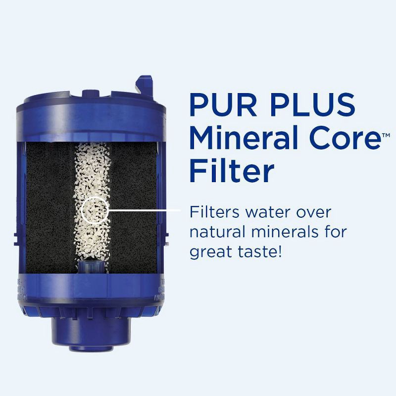 slide 8 of 11, PUR MineralClear Replacement Faucet Filter 4pk: PUR Filtration, Reduces Odors, Filters Pesticides, Mercury, Lead, 4 ct
