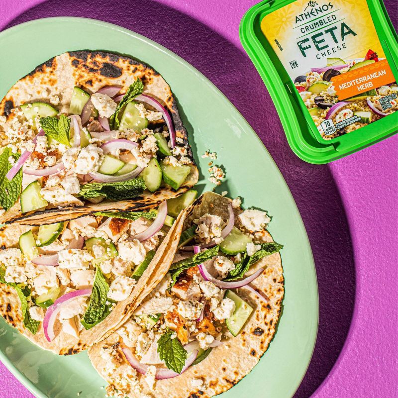 slide 8 of 8, Athenos Crumbled Feta Cheese Mediterranean Herb - 6oz, 6 oz