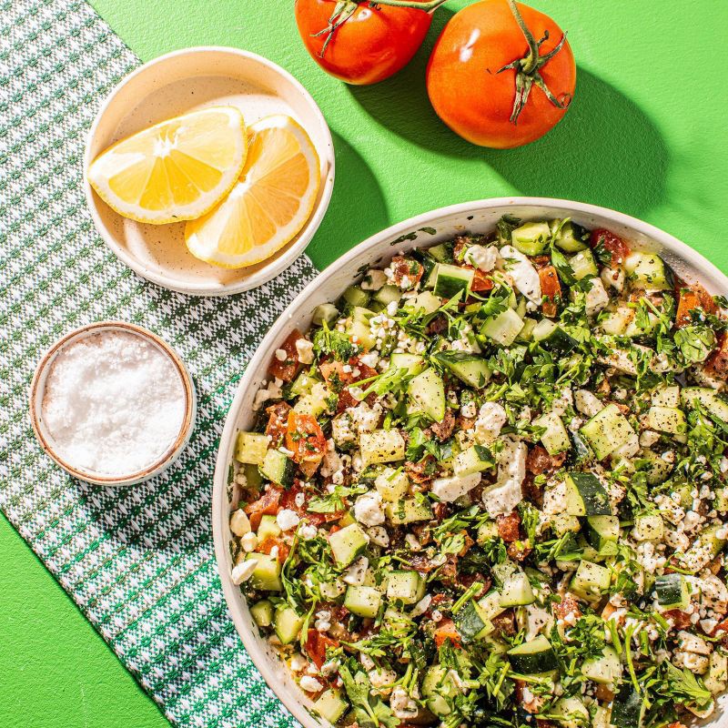 slide 4 of 8, Athenos Crumbled Feta Cheese Mediterranean Herb - 6oz, 6 oz