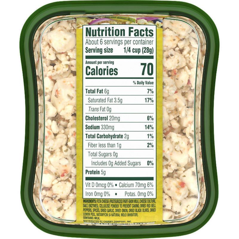 slide 2 of 8, Athenos Crumbled Feta Cheese Mediterranean Herb - 6oz, 6 oz