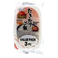 slide 1 of 1, Jfc Rice Japanese Cooked Value Pack - 3 Count, 3 ct