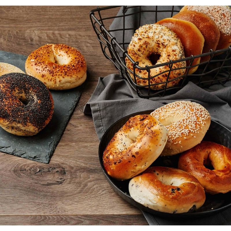 slide 4 of 5, Western Bagel Plain Bagels - 15oz/5ct, 15 oz, 5 ct