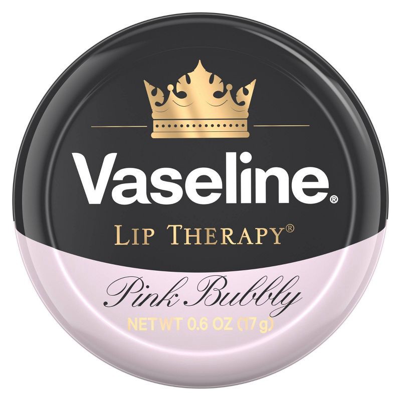 slide 1 of 1, Vaseline Lip Tin Pink Bubbly - 0.6oz, 0.6 oz