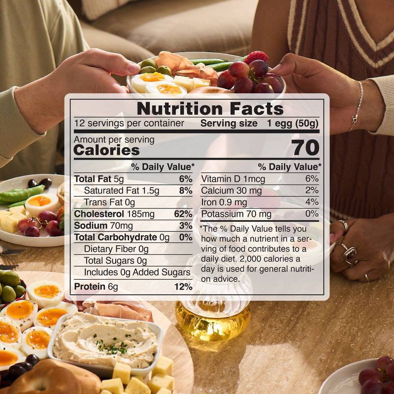 slide 7 of 7, The Happy Egg Co. Happy Egg Co. Large Brown Grade A Free Range Eggs - 12ct, 12 ct