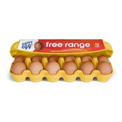 The Happy Egg Co. Happy Egg Co. Large Brown Grade A Free Range Eggs - 12ct