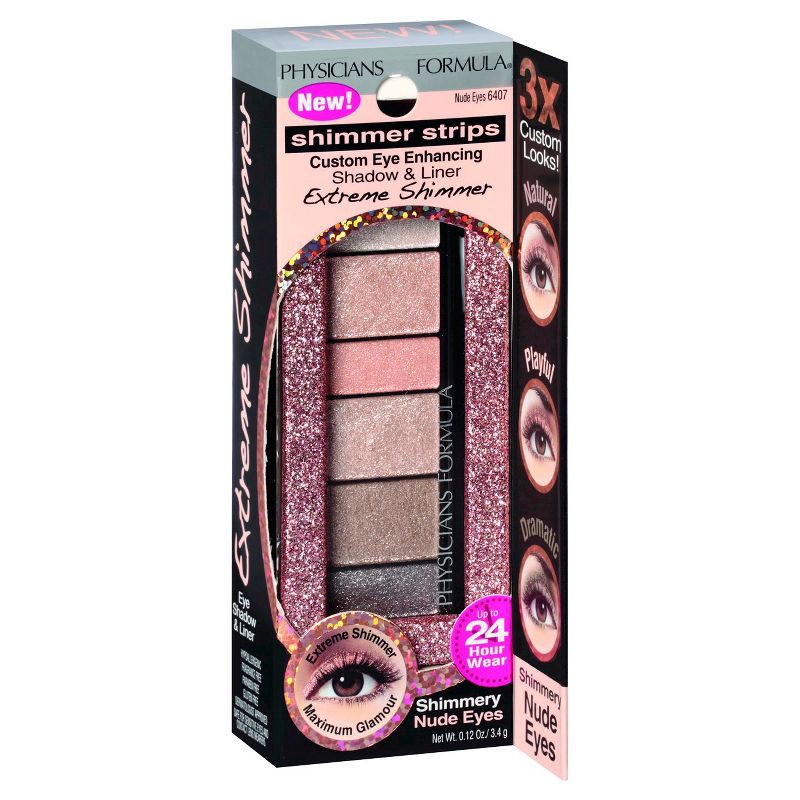 slide 3 of 5, Physicians Formula Shimmer Strip Eyeshadow - Nude Eyes - 0.12oz, 0.12 oz