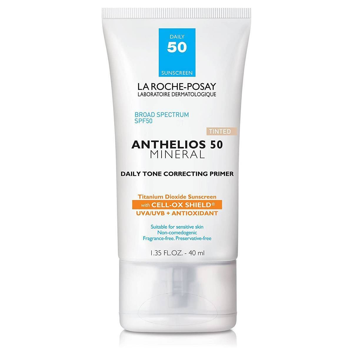 slide 1 of 1, La Roche-Posay Anthelios 50 Mineral Tinted Primer Daily Tone Correcting Primer With Sunscreen, 1.7 oz