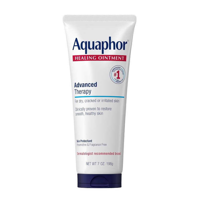 slide 1 of 14, Aquaphor Healing Ointment Skin Protectant and Moisturizer for Dry and Cracked Skin Unscented - 7oz, 7 oz