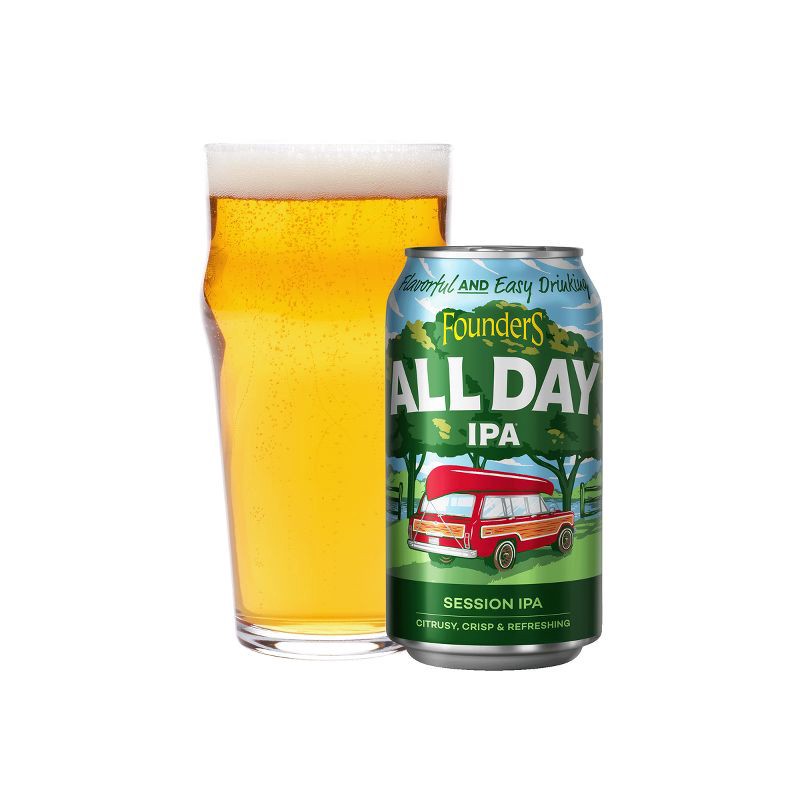 slide 5 of 5, Founders Brewing Co. Founders All Day IPA Beer - 15pk/12 fl oz Cans, 15 ct; 12 fl oz