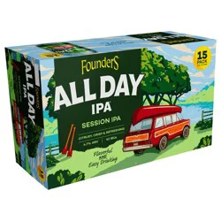 Founders Brewing Co. Founders All Day IPA Beer - 15pk/12 fl oz Cans