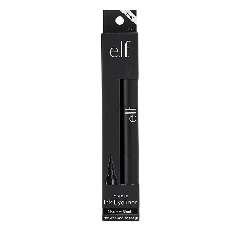 slide 5 of 5, e.l.f. Intense Ink Eyeliner Blackest Black - 0.088oz, 0.088 oz