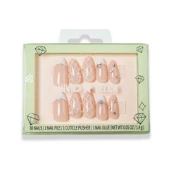 Vivid Tella Nails - Latte Luxe Glitz & Glam