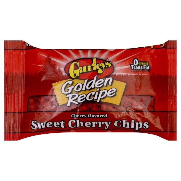 slide 1 of 1, Gurley's Cherry Chips, Sweet, Cherry Flavored, 10 oz