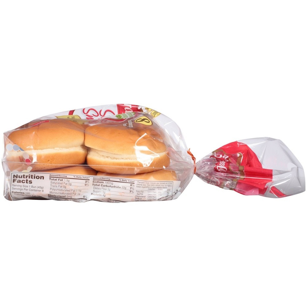 slide 4 of 7, Sara Lee Whole Grain White Hamburger Buns, 12 oz, 8 ct