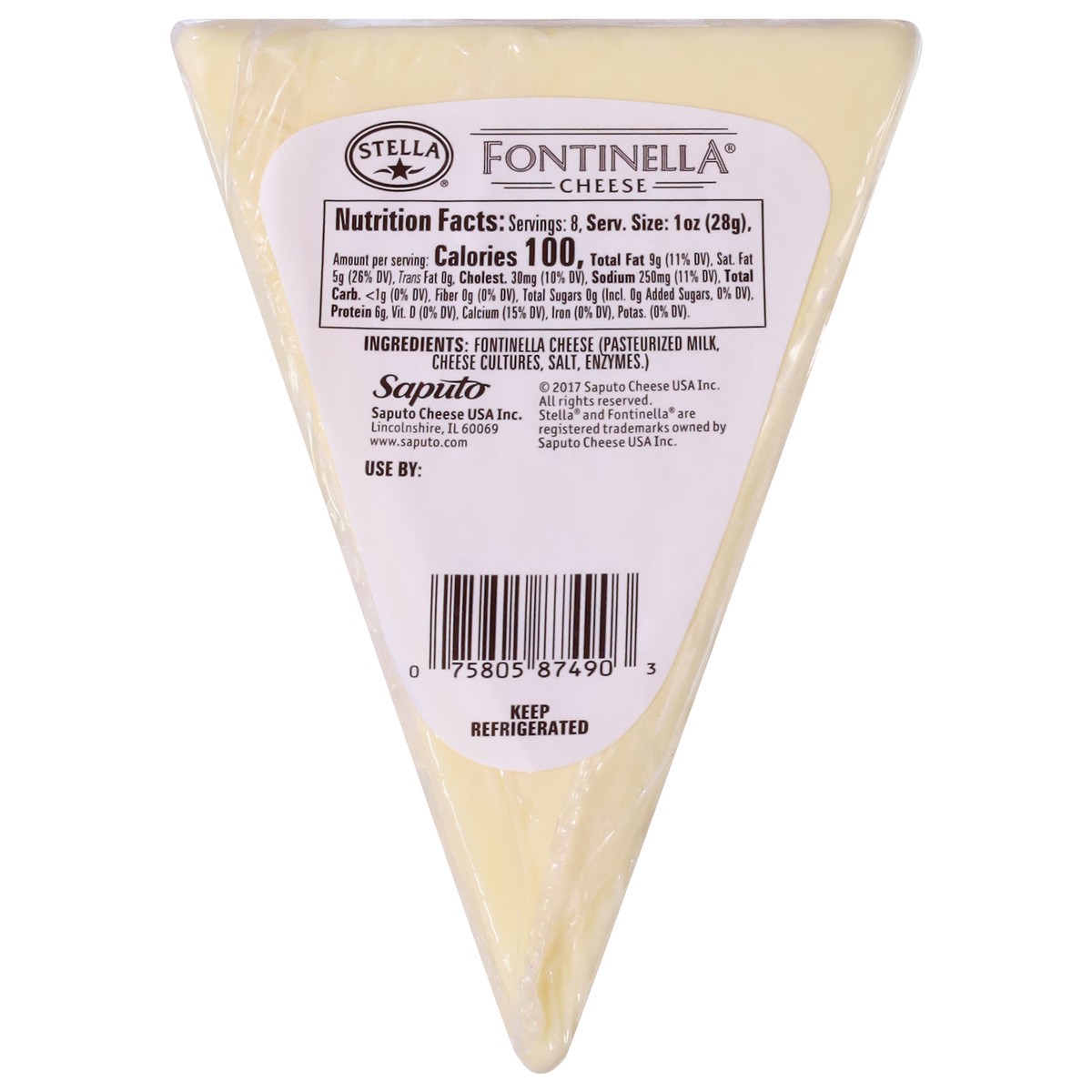 slide 11 of 11, Stella Fontinella Cheese 8 oz, 8 oz