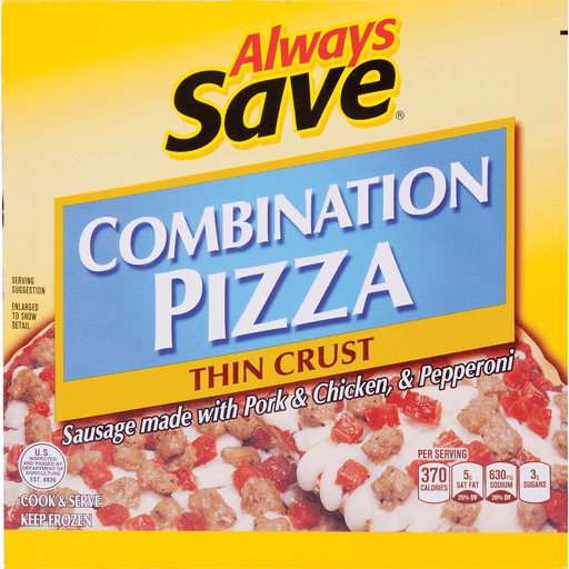 slide 1 of 1, Always Save Combination Pizza, 5.2 oz