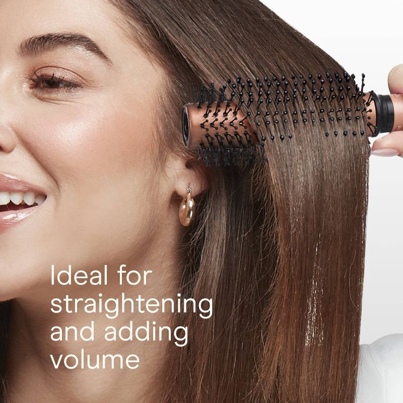 slide 6 of 8, Conair Copper Pro Nylon Bristle Round Hair Brush - Small Barrel - All Hair, 1 ct