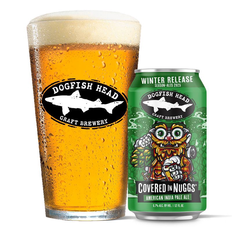 slide 2 of 7, Dogfish Head Covered in Nuggs Seasonal Beer - 6pk/12 fl oz Cans, 6 ct; 12 fl oz