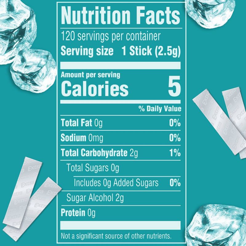 slide 7 of 11, Extra Sugar-Free Polar Ice Gum Value Pack - 15ct/8pk, 15 ct, 8 ct