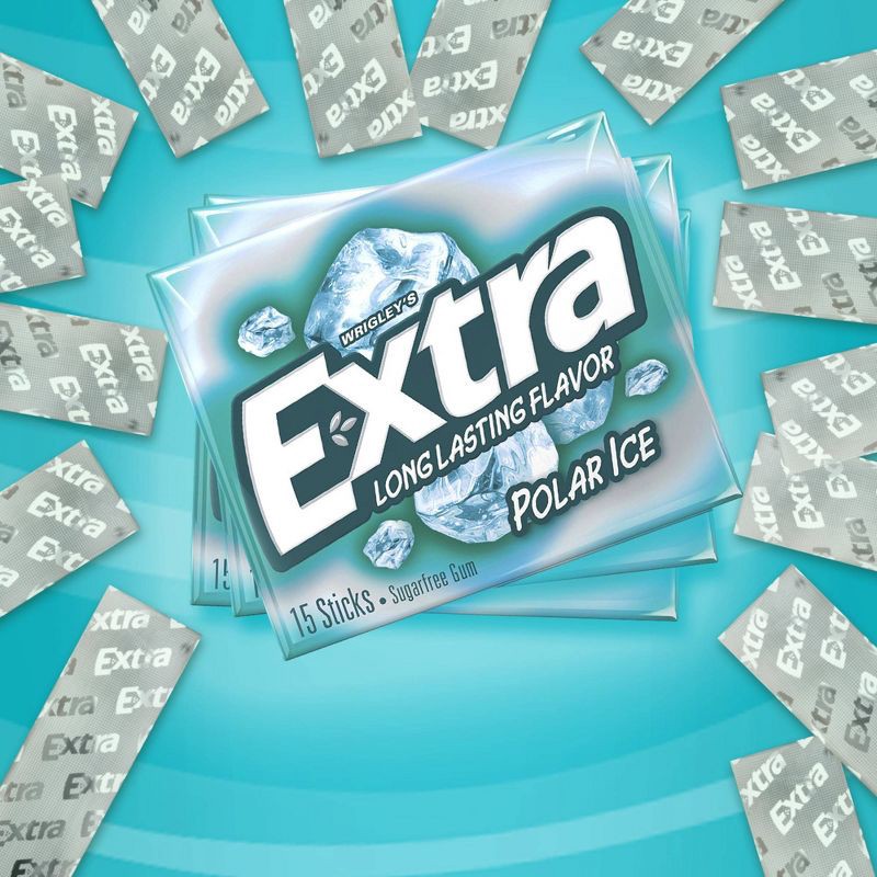 slide 10 of 12, Extra Polar Ice Sugar-Free Gum Value Pack - 120ct, 120 ct