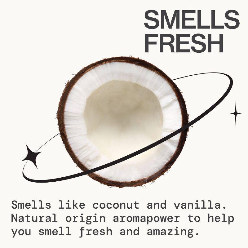 slide 9 of 9, Pacifica Coconut milk & Essential Oils Underarm Deodorant Wipes - 30ct, 30 ct