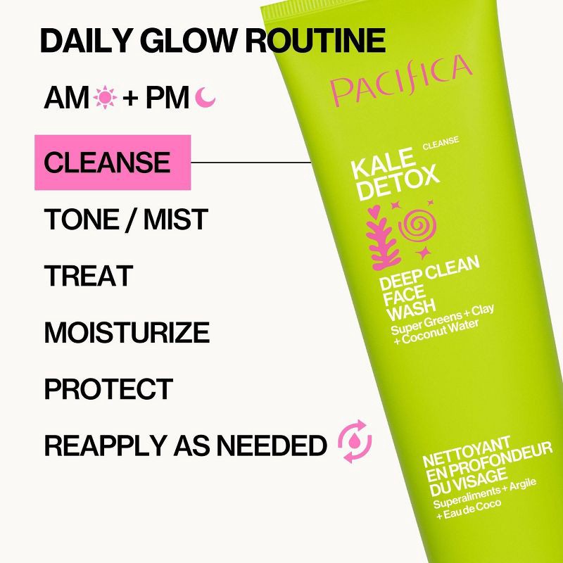 slide 5 of 9, Pacifica Kale Detox Deep Cleansing Face Wash - Scented - 5 fl oz, 5 fl oz
