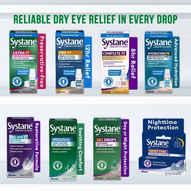 slide 7 of 8, Systane Ultra Lubricant Eye Drops Vials - 60ct, 60 ct