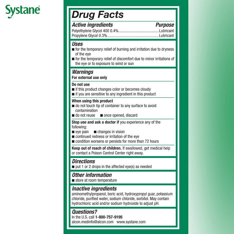 slide 8 of 8, Systane Ultra Lubricant Eye Drops Vials - 60ct, 60 ct