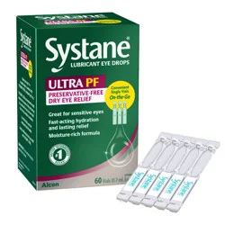 Systane Ultra Lubricant Eye Drops Vials - 60ct