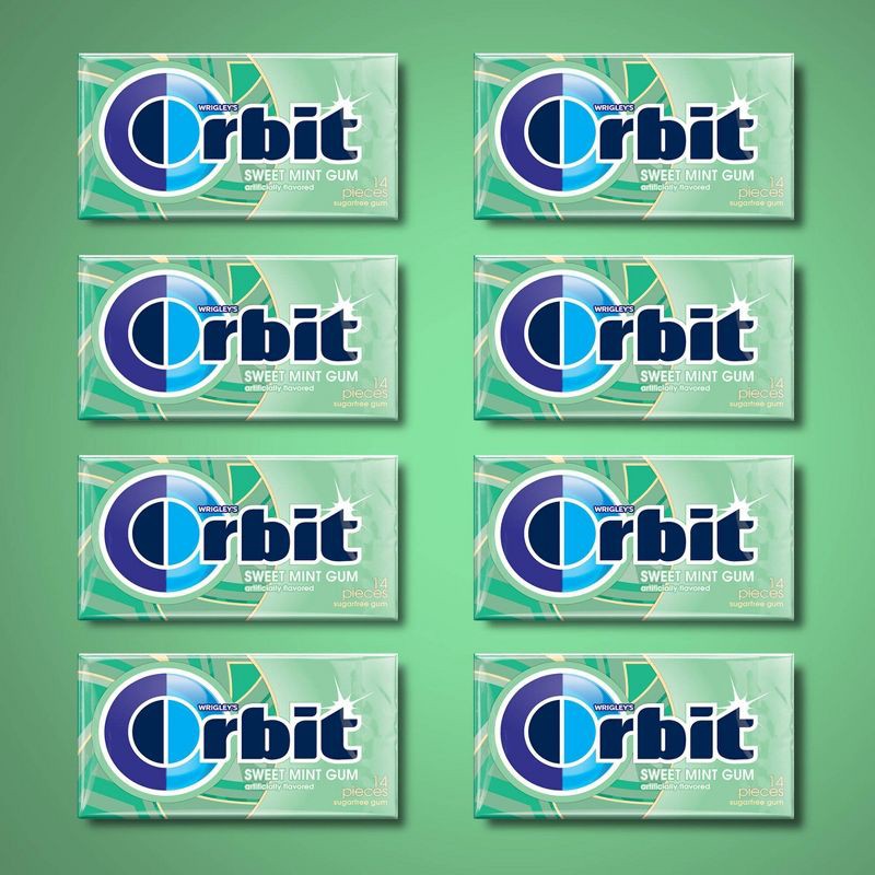 slide 6 of 10, Orbit Sweet Mint Sugarfree Gum Value Pack - 112ct, 112 ct