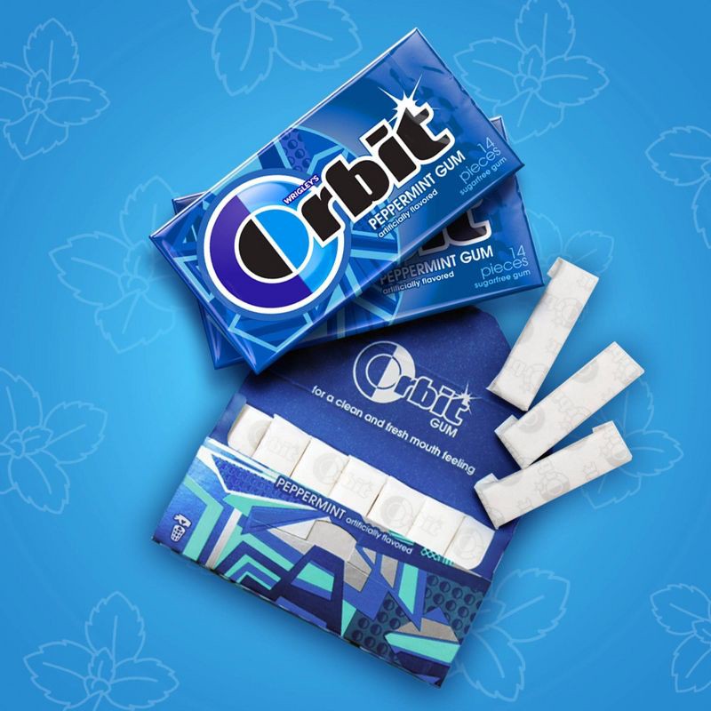 slide 4 of 7, Orbit Peppermint Sugarfree Gum Value Pack - 112ct, 112 ct