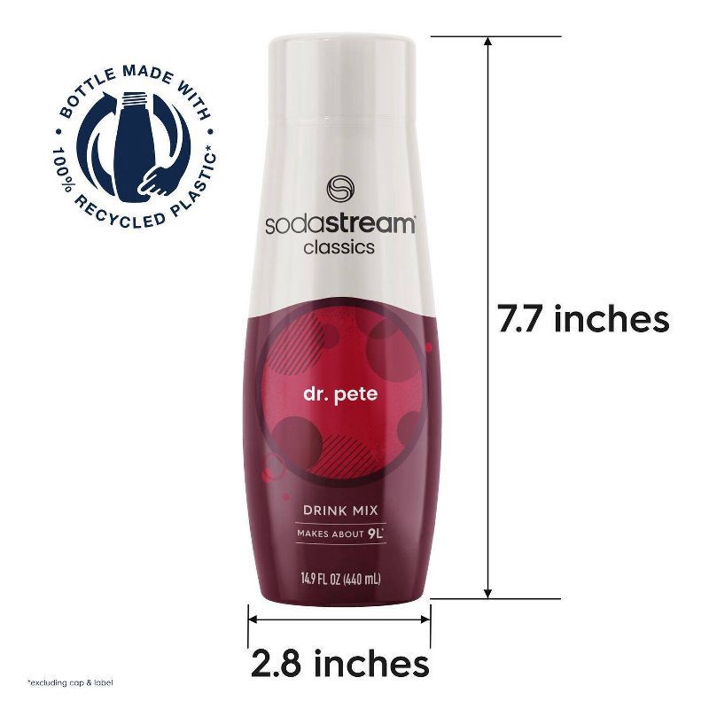 slide 6 of 7, SodaStream Dr Pete Sodamix - 14.8 fl oz, 14.8 fl oz