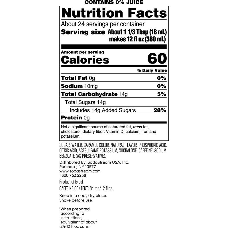 slide 6 of 8, SodaStream Black Cherry Cola Sodamix - 14.9 fl oz, 14.9 fl oz