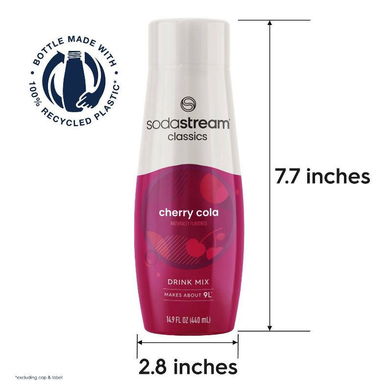 slide 7 of 8, SodaStream Black Cherry Cola Sodamix - 14.8 fl oz, 14.8 fl oz