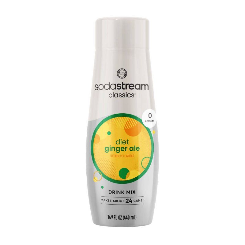 slide 1 of 8, SodaStream Diet Ginger Ale Sodamix - 14.9 fl oz, 14.9 fl oz