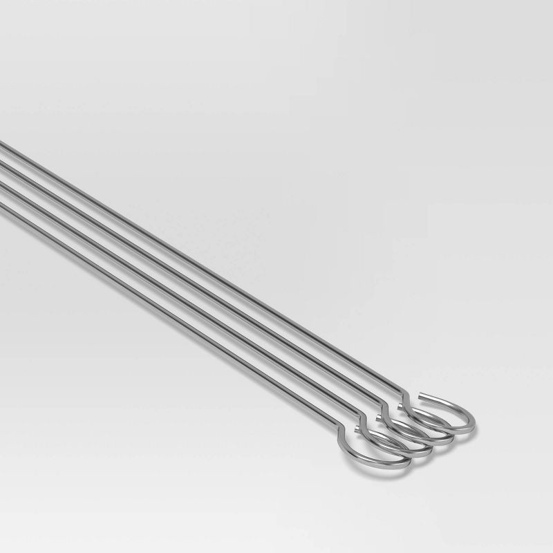 slide 2 of 5, 7pc Stainless Steel Grill Tool Set Light Silver - Room Essentials™, 7 ct