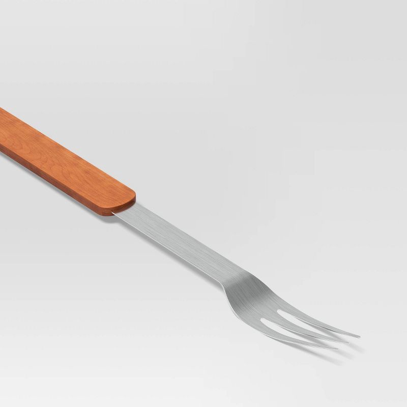 slide 5 of 5, 7pc Stainless Steel Grill Tool Set Light Silver - Room Essentials™, 7 ct