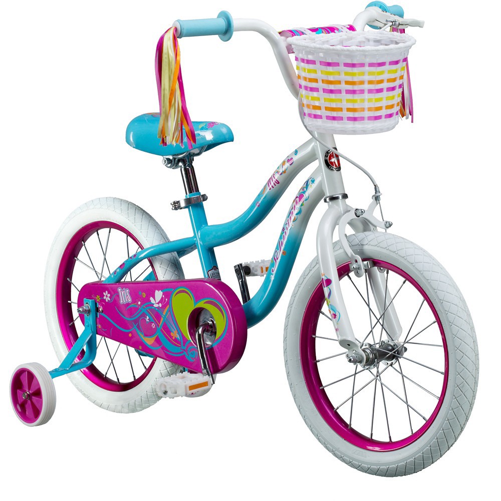 slide 3 of 7, Schwinn Iris 16" Girls' Bike - Teal, 1 ct
