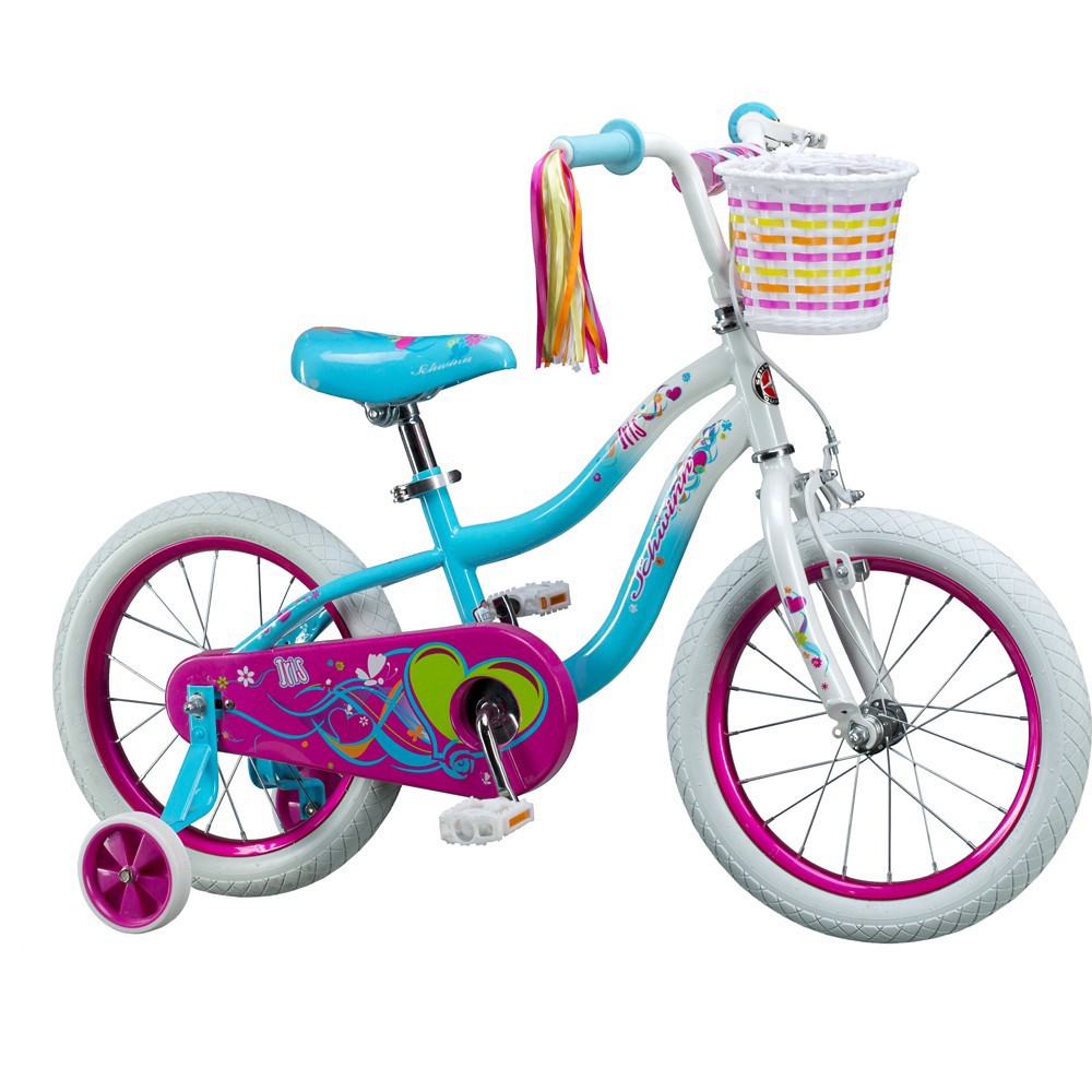 slide 6 of 7, Schwinn Iris 16" Girls' Bike - Teal, 1 ct