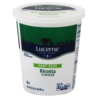 slide 1 of 9, Lucerne Dairy Farms Cheese Natural Ricotta Part Skim, 32 oz