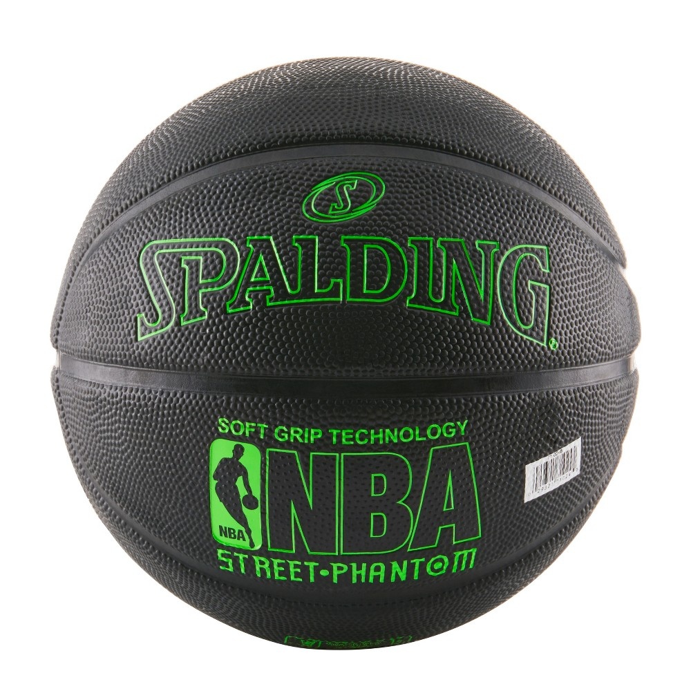 slide 4 of 4, Spalding NBA Street Phantom 29.5" Basketball - Black, 1 ct