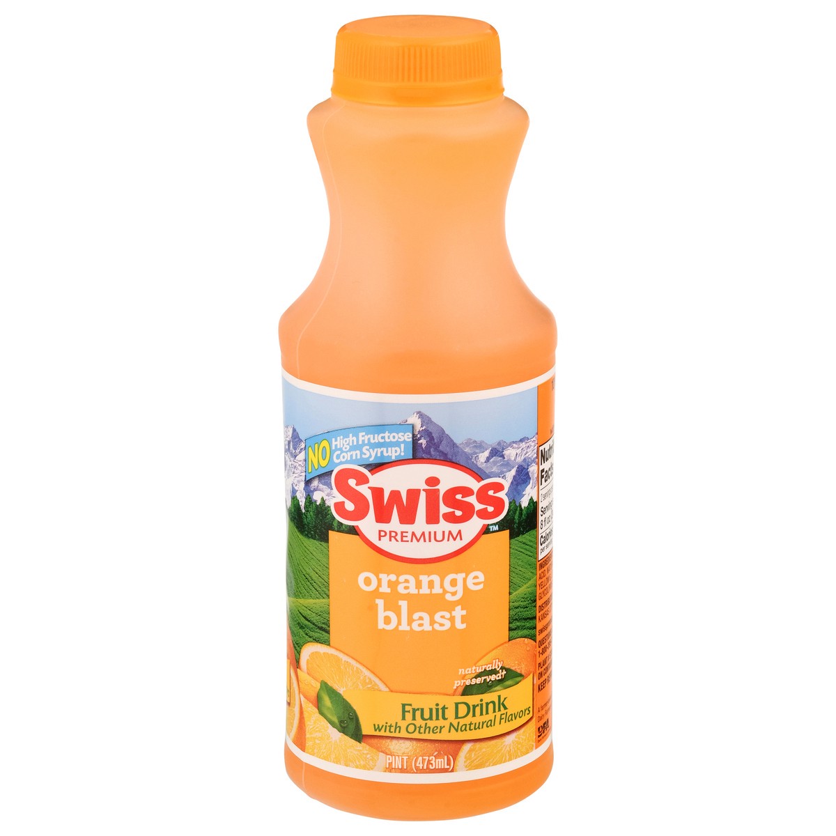 slide 4 of 13, Swiss Premium Orange Blast Fruit Drink - 1 pint, 1 pint