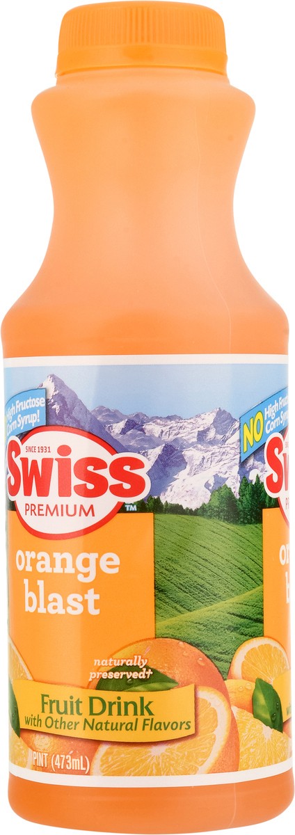 slide 10 of 13, Swiss Premium Orange Blast Fruit Drink - 1 pint, 1 pint