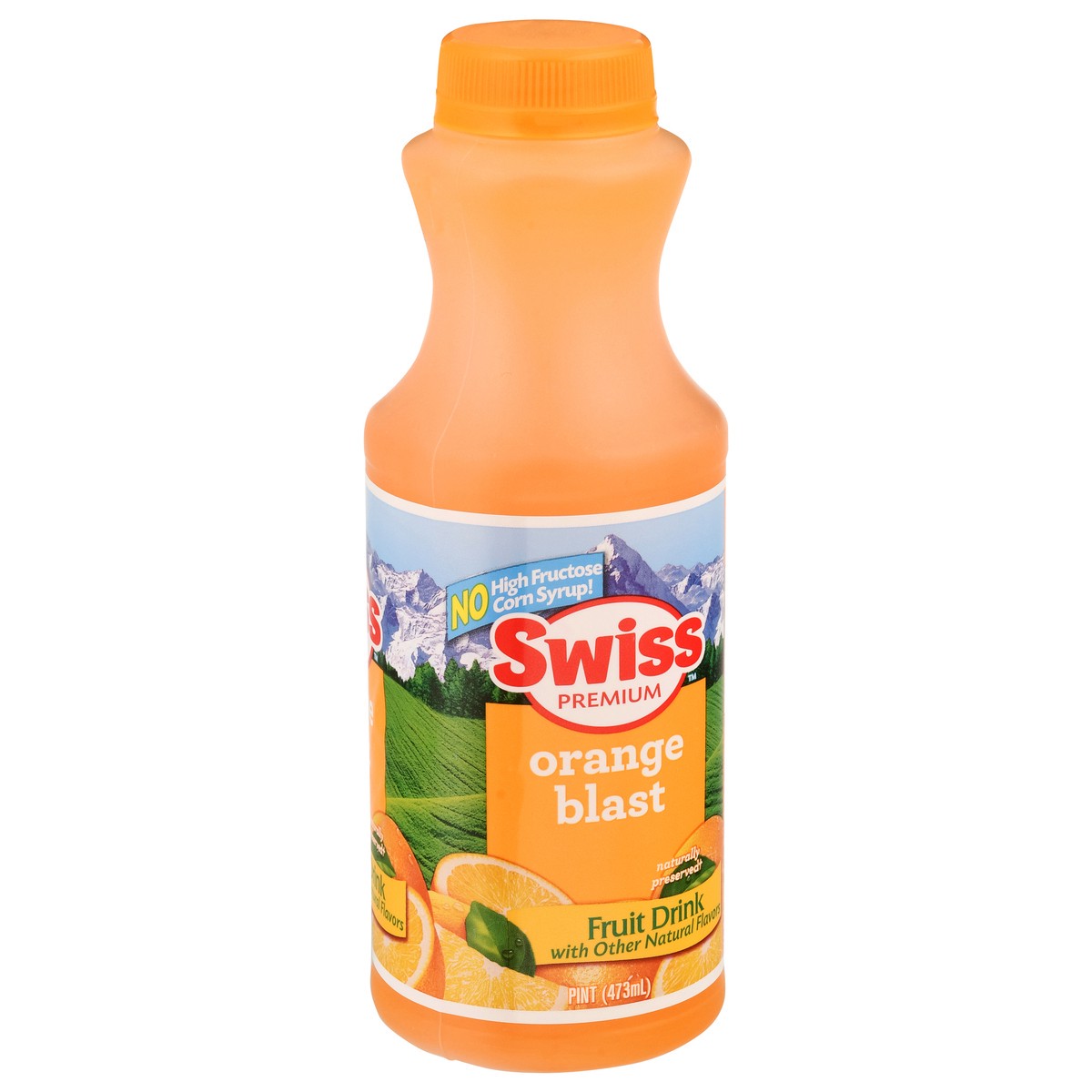 slide 11 of 13, Swiss Premium Orange Blast Fruit Drink - 1 pint, 1 pint