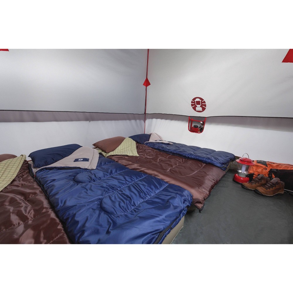 Coleman Flatwoods II 6Person Dome Tent Gray/Red 1 ct Shipt