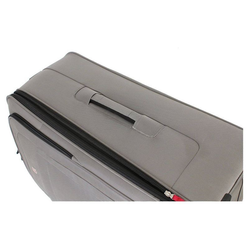 slide 4 of 6, SWISSGEAR Zurich Softside Large Checked Suitcase - Pewter, 1 ct