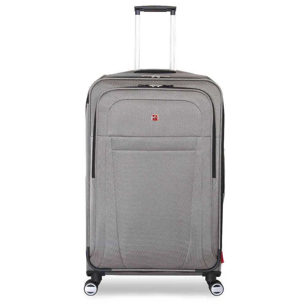 slide 6 of 6, SWISSGEAR Zurich Softside Large Checked Suitcase - Pewter, 1 ct