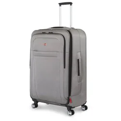 SWISSGEAR Zurich Softside Large Checked Suitcase - Pewter
