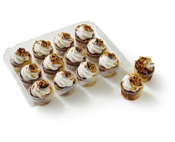 Bakery Fresh Graduation Chocolate & Vanilla Marbled Mini Cupcakes, 12 ct
